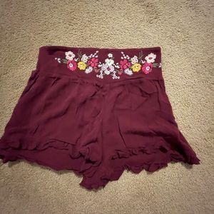 floral band shorts